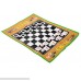 Jumbo Chess Carpet Giant Chessboard with Chess Pieces Indoor Outdoor Board Game Carpet for Family Fun Party Decoration 34 x 26 Inches B07DZZZXSB